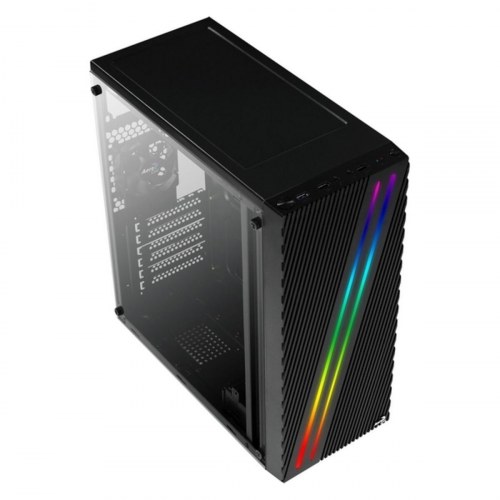 Aerocool Streak RGB ATX midi-tower kabinet - sort, USB 3.0