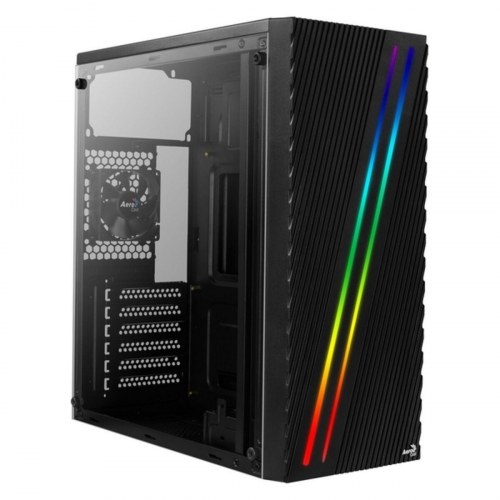 Aerocool Streak RGB ATX midi-tower kabinet - sort, USB 3.0
