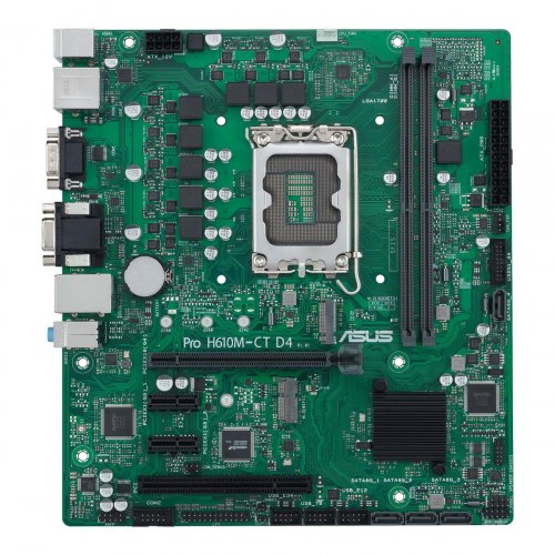 Asus PRO H610M-C D4-CSM bundkort (LGA 1700, Intel H610, mATX)