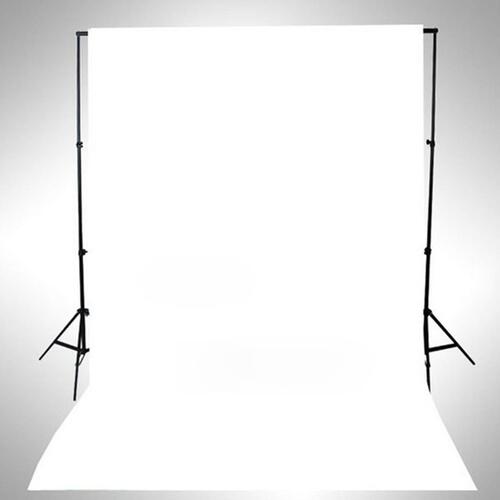 Fotobaggrund i bomuld hvid 500 x 300 cm