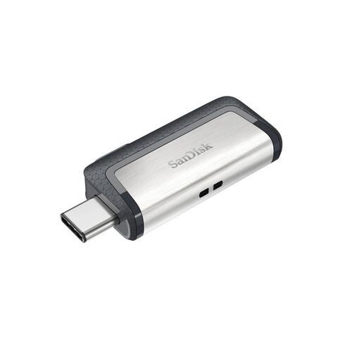 USB-stik SanDisk SDDDC2-128G-G46 Sort Sølvfarvet 128 GB