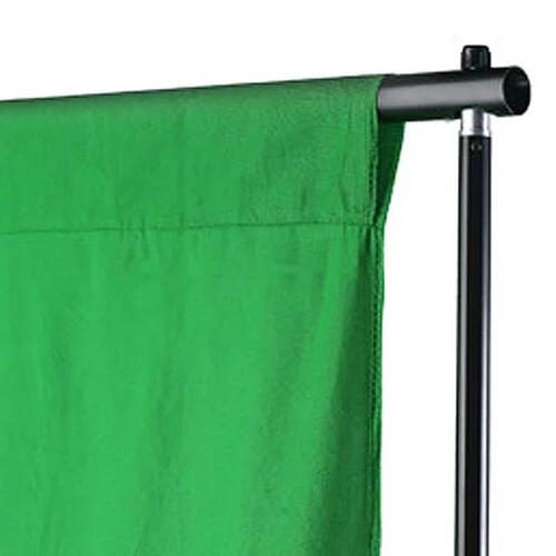 Fotobaggrund i bomuld grøn 600 x 300 cm chroma key