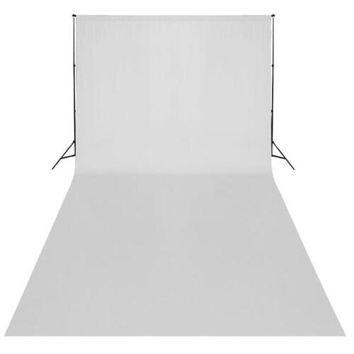 Fotobaggrund i bomuld hvid 600 x 300 cm