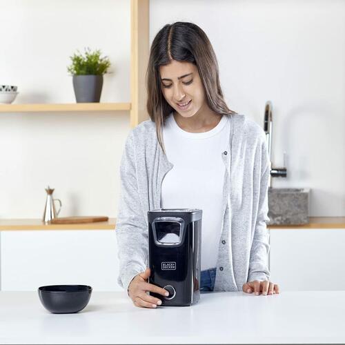 Popcornsmaskine Black & Decker 1100 W Rød Sort