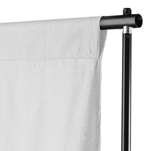 Fotobaggrund i bomuld hvid 600 x 300 cm
