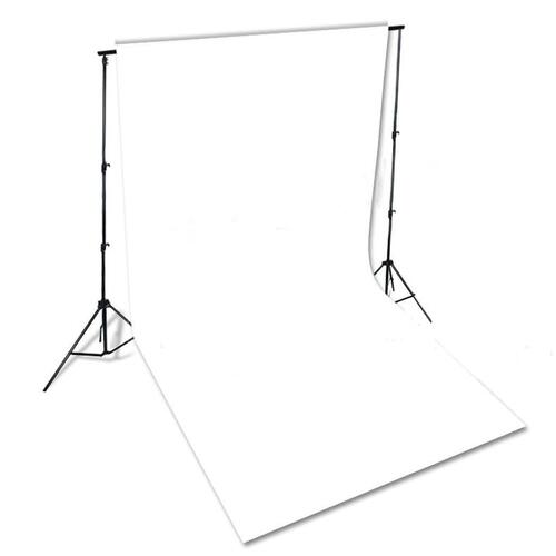 Fotobaggrund i bomuld hvid 600 x 300 cm