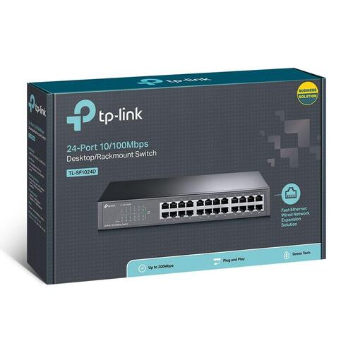 Switch til desktop TP-Link TL-SF1024D RJ45 PoE 4.8 Gbps