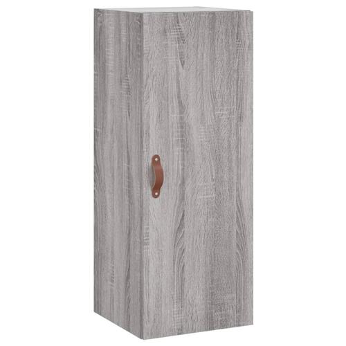 Højskab 34,5x34x180 cm konstrueret træ grå sonoma-eg