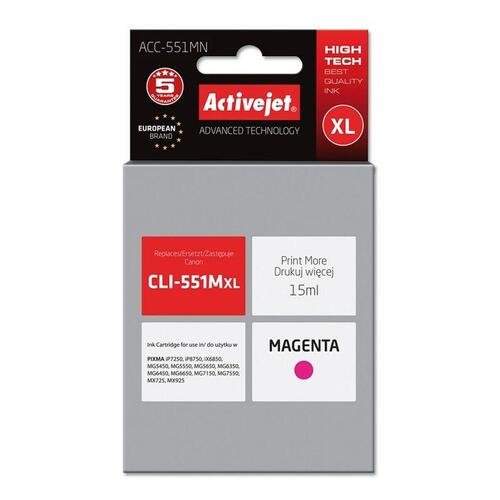 Original blækpatron Activejet ACC-551MN Magenta