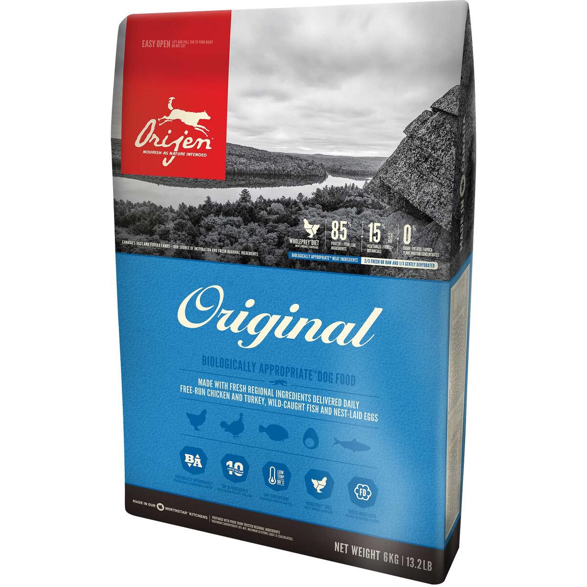 Orijen Original hundefoder - kylling, kalkun & fisk 11,4 kg