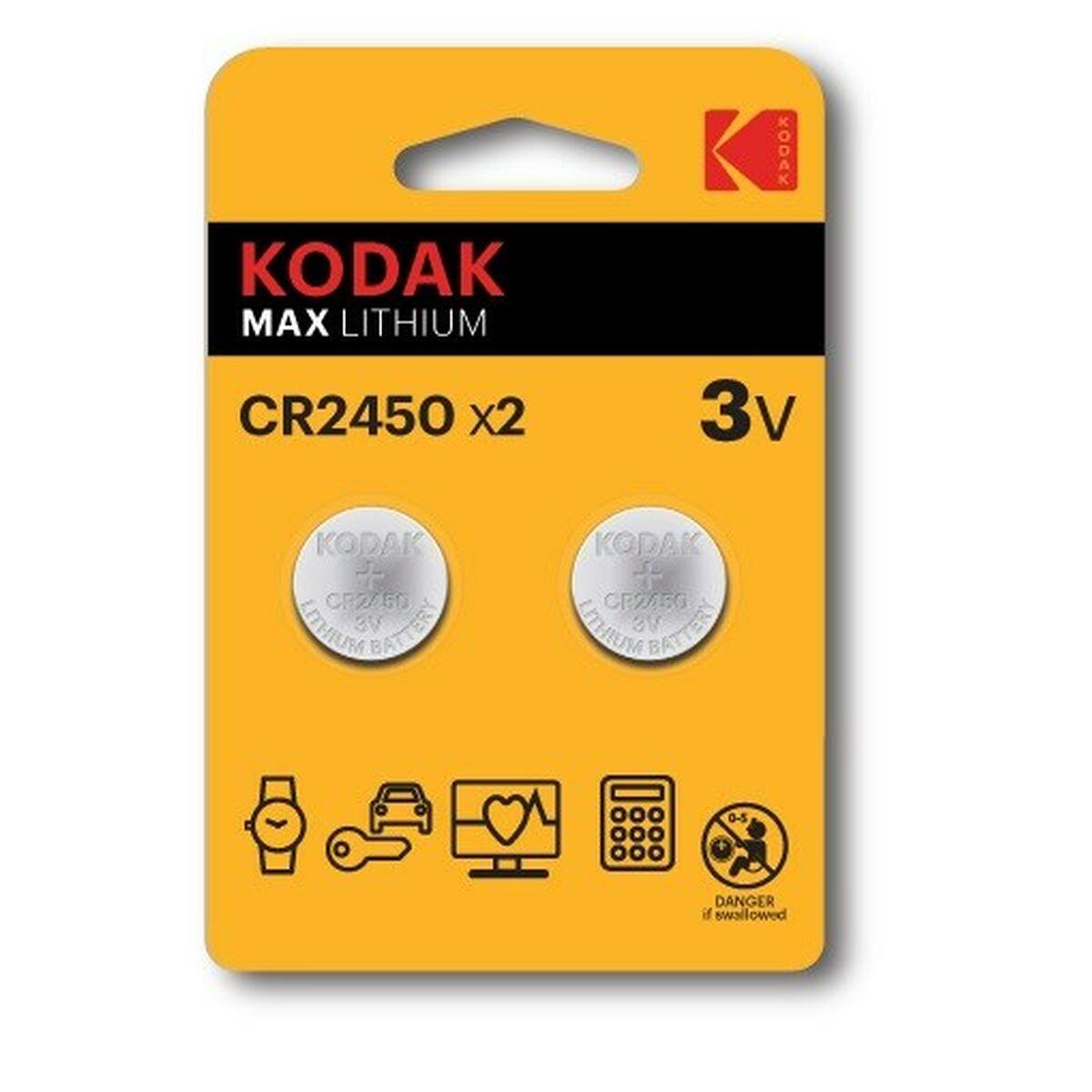Kodak CR2450 lithium knapcelle 3 V - 2 stk.
