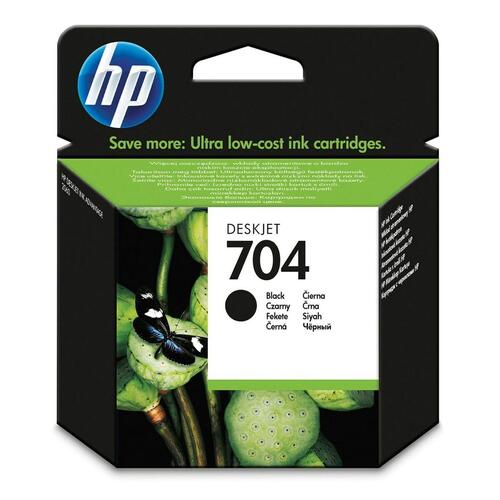 Original blækpatron HP 704 Sort