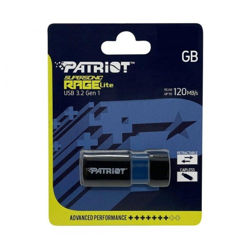 Patriot Memory Supersonic Rage Lite USB-stik 64 GB - sort/blå