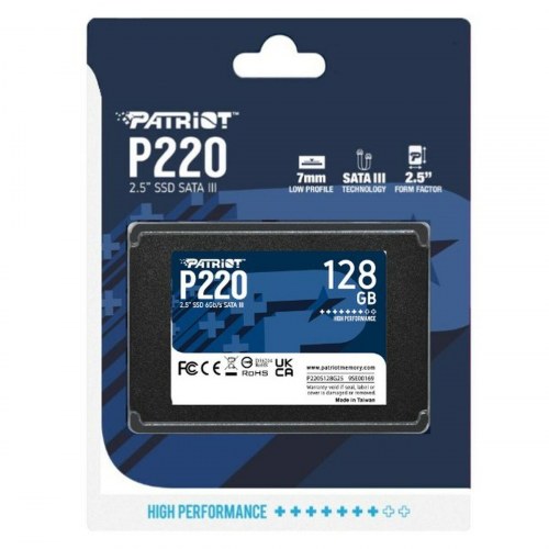 Patriot Memory P220 128 GB 2,5" SSD SATA III