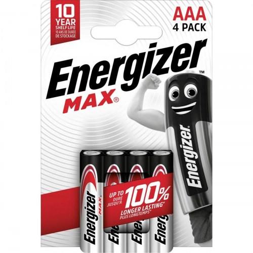 Energizer MAX AAA LR03 1,5 V - 4-pak batterier
