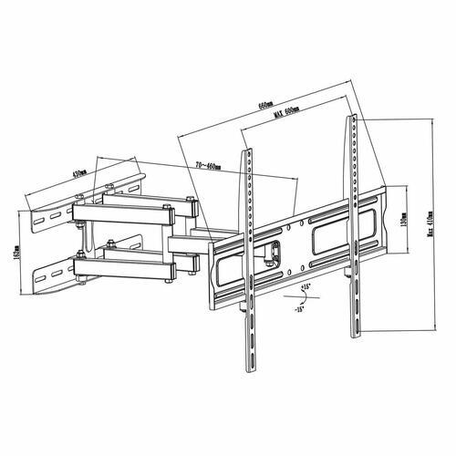 TV-holder MacLean MC-762 70" 37" 30 Kg