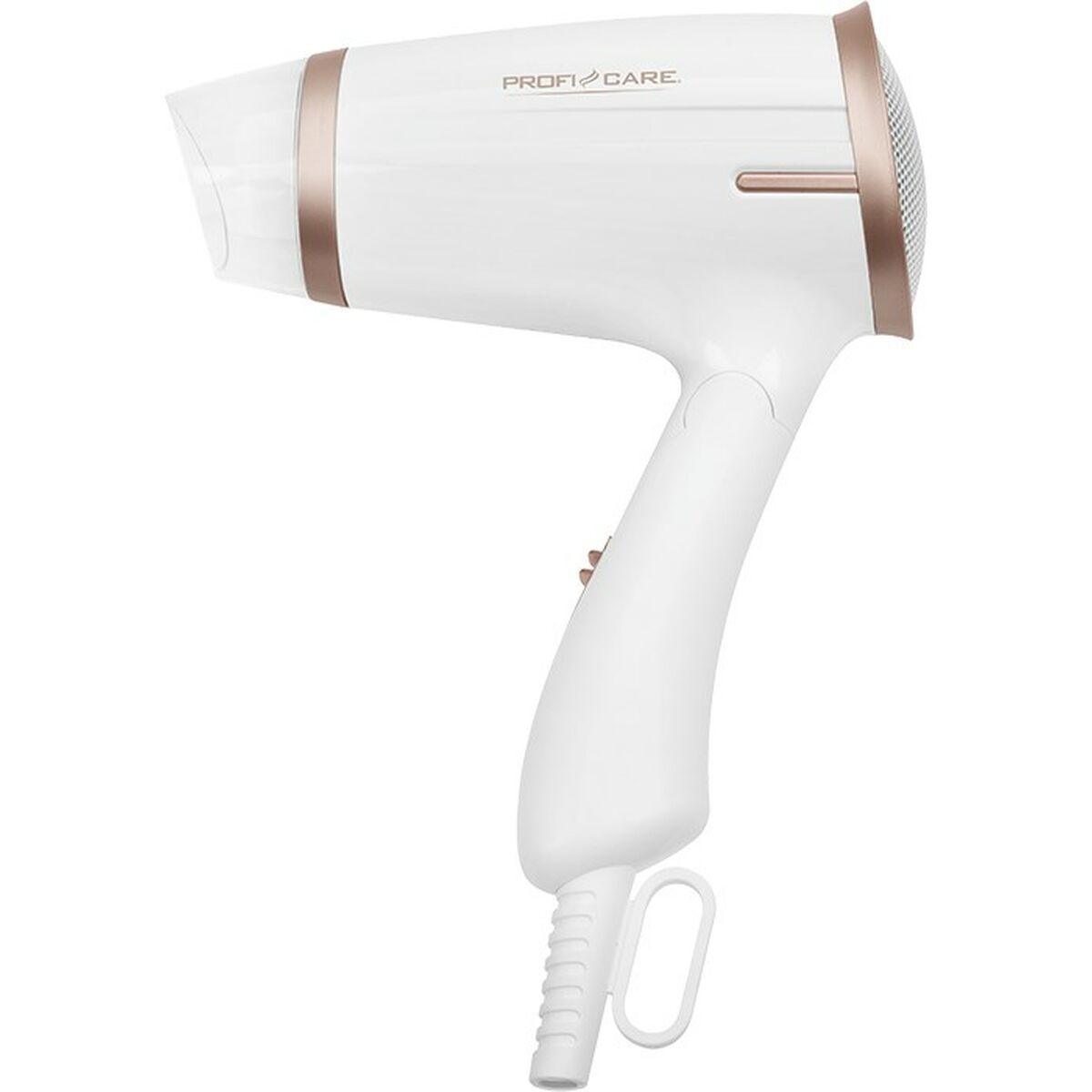 ProfiCare PC-HT 3009 hårtørrer - hvid/champagne, 1.400 W