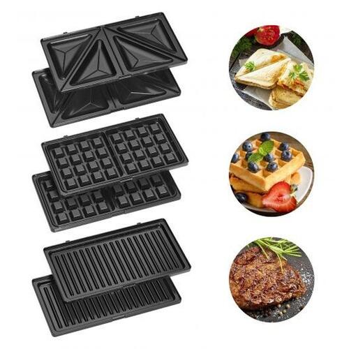 Clatronic ST/WA 3670 sandwichmaker - sort, 800 W