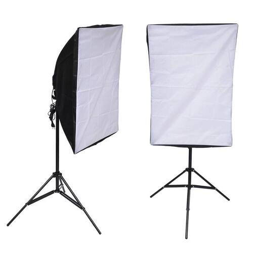 2 lysstativer med softbox