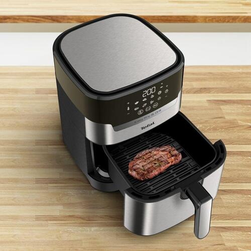 Airfryer Tefal EY505D15 4,2 L Sort Grå Stål