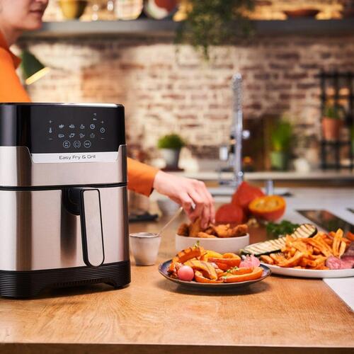 Airfryer Tefal EY505D15 4,2 L Sort Grå Stål