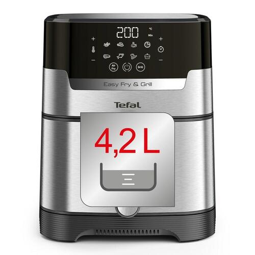 Airfryer Tefal EY505D15 4,2 L Sort Grå Stål