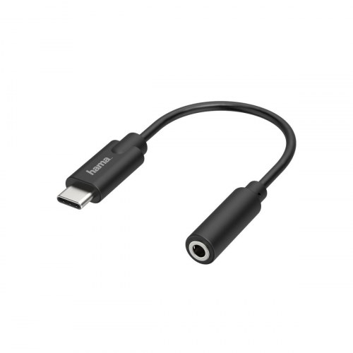 USB-C til 3,5 mm jack adapter - Hama - sort