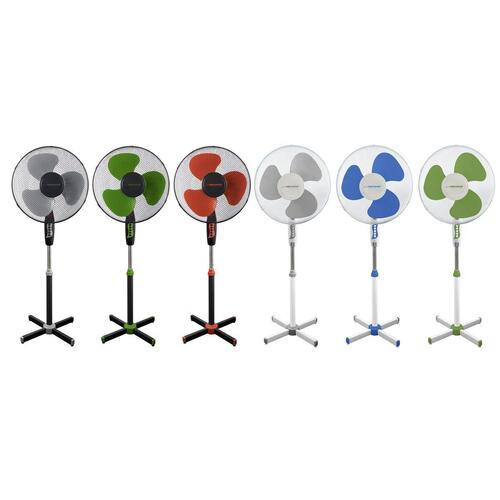 Fritstående ventilator Esperanza EHF001KE Hvid Sort 50 W