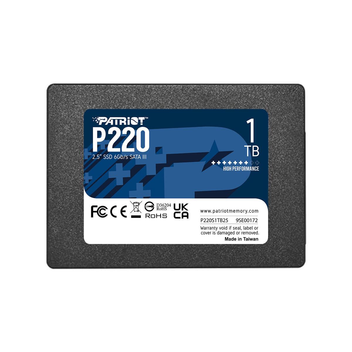 Patriot Memory P220 1 TB - 2,5" SATA III SSD