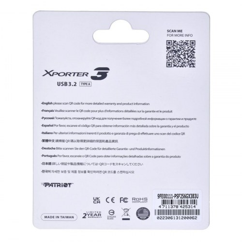 Patriot Memory Xporter 3 USB-stik 256 GB (Sort)