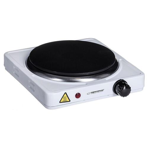 Elektrisk Varmeplade Esperanza EKH002W Hvid Sort