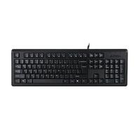Tastatur A4 Tech KR-92 Sort Monochrome Engelsk QWERTY