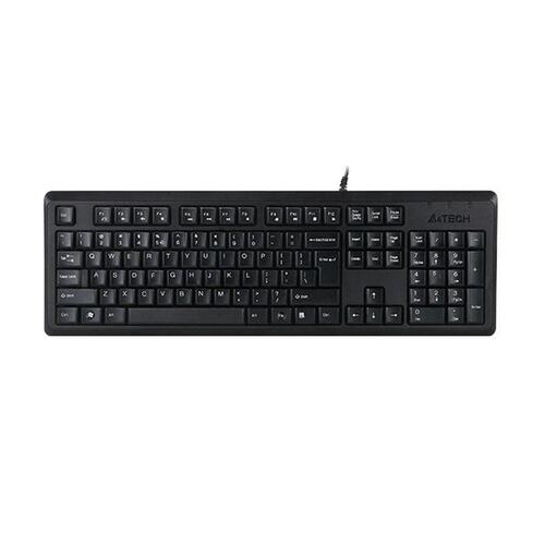 Tastatur A4 Tech KR-92 Sort Monochrome Engelsk QWERTY