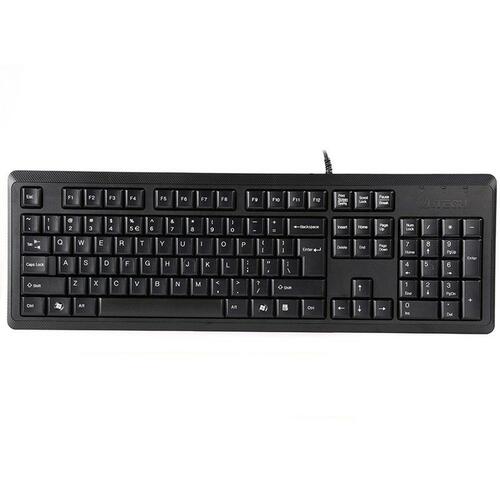 Tastatur A4 Tech KR-92 Sort Monochrome Engelsk QWERTY