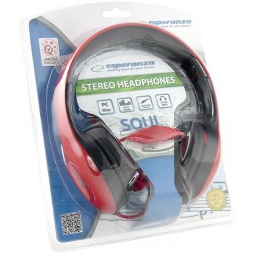 Hovedtelefoner Esperanza EH138R Sort