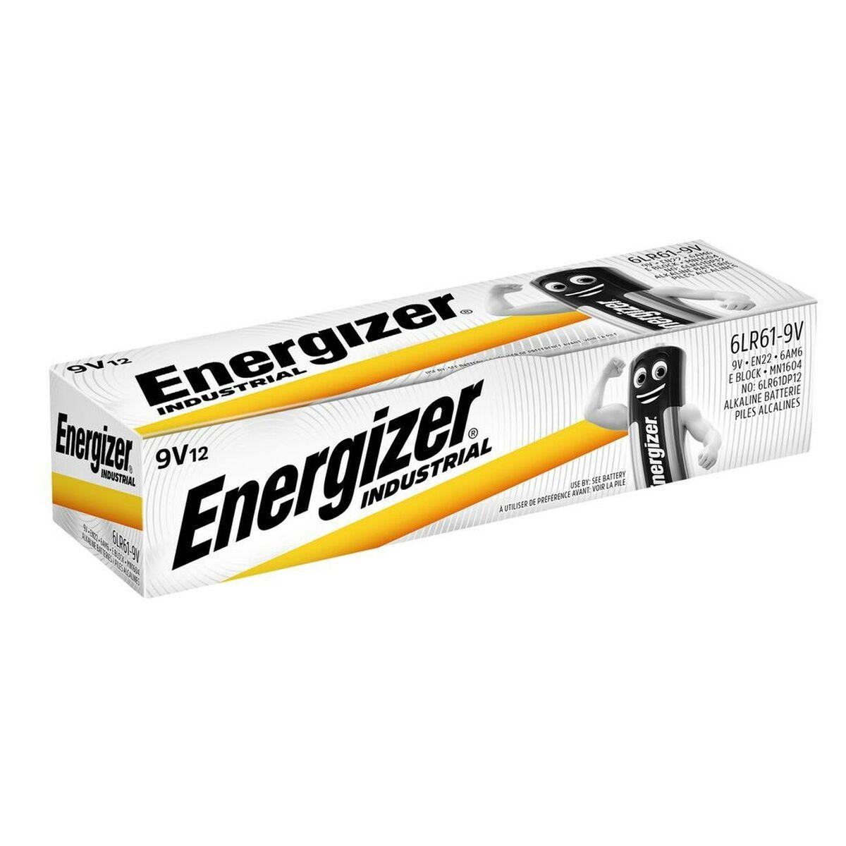 Energizer 9V batterier - pakke med 12 (LR6/6LR61)
