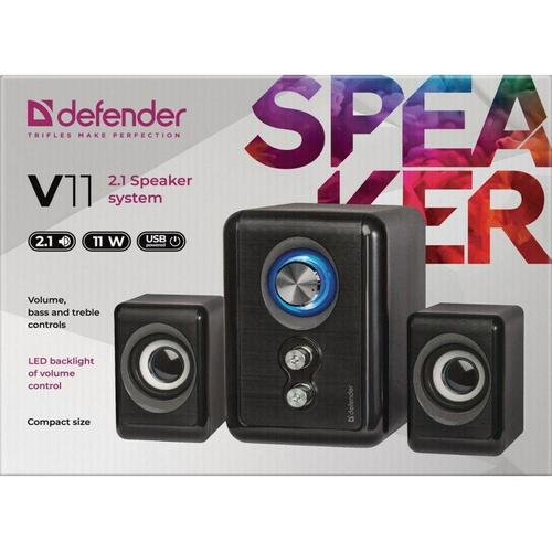 PC-højttalere Defender V11 Sort