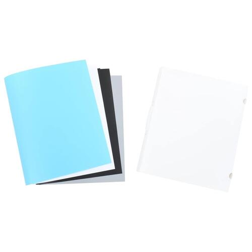 Foldbar lyskasse til fotostudie 40 x 34 x 37 cm plastik hvid