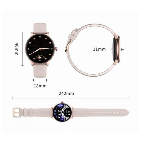 Smartwatch Oromed LADY GOLD NEXT Gylden Ja 1,09"