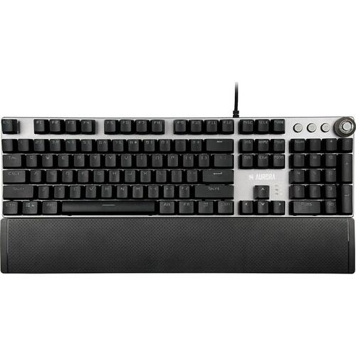 Tastatur Ibox AURORA K-3 Sort/Sølvfarvet Sølvfarvet QWERTY