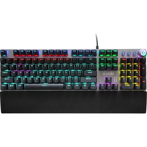 Tastatur Ibox AURORA K-3 Sort/Sølvfarvet Sølvfarvet QWERTY