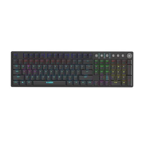 Tastatur Ibox AURORA K-6 Sort Engelsk QWERTY