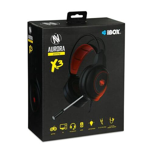 Gaming headset med mikrofon Ibox X3