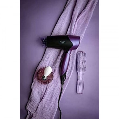 Adler Hårtørrer AD 2260 - 1.600 W, sort/lilla