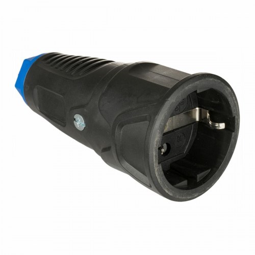 Solera stikdåse 17 - Schuko, 250 V, 16 A, IP20, sort