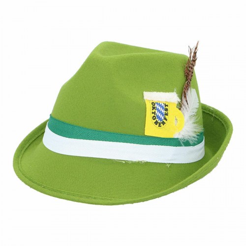 Oktoberfest hat - pistaciegrÃ¸n unisex festhat til voksne