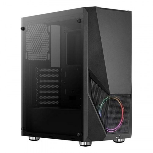 Aerocool Zauron ATX midi-tower kabinet med RGB - sort