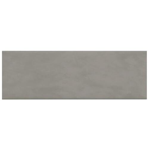 Vægpaneler 12 stk. 90x30 cm 3,24 m² fløjl lysegrå