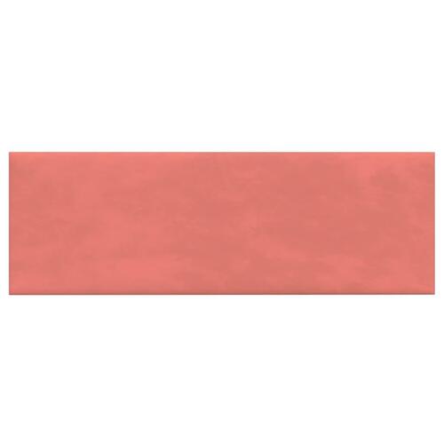 Vægpaneler 12 stk. 90x30 cm 3,24 m² fløjl lyserød