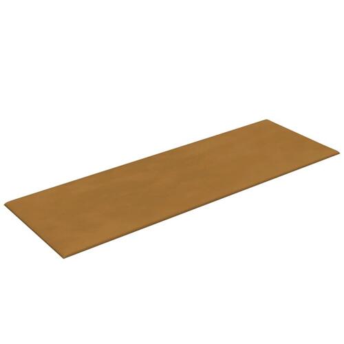 Vægpaneler 12 stk. 90x30 cm 3,24 m² fløjl brun